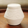 Organic Pattern Terracotta Candle Holder 5.2x5.2x5.5'' Rustic Candle S