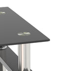 Square Tempered Glass Coffee Table Set | Lift-Top Design