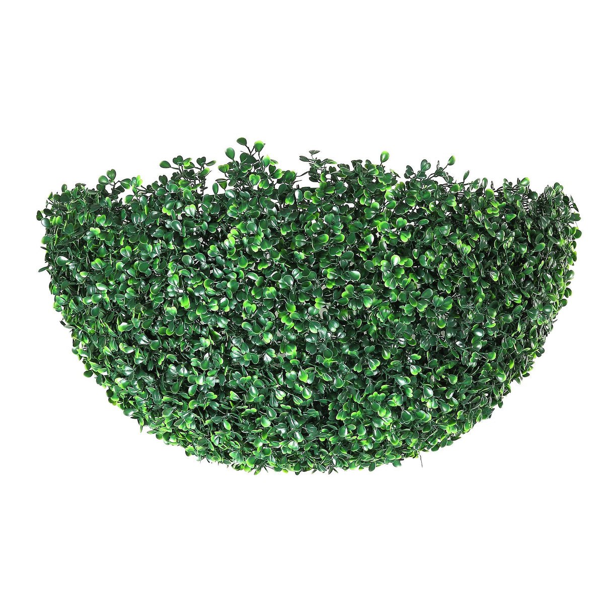 Artificial Boxwood Topiary Ball, 16 Inch, Green Faux Foliage, for Indoor Decor — detail view 2