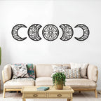 Crescent Moon Wall Art Set Of 5