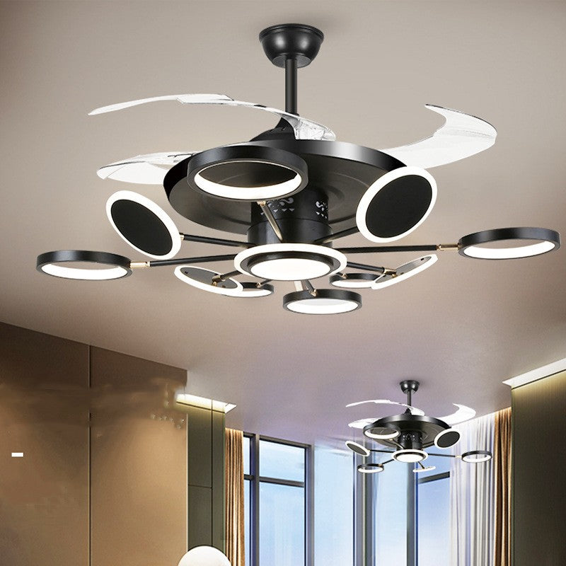 Nordic Ceiling Fan with Tri-Color LED Light & Remote, 42 or 48 in.
