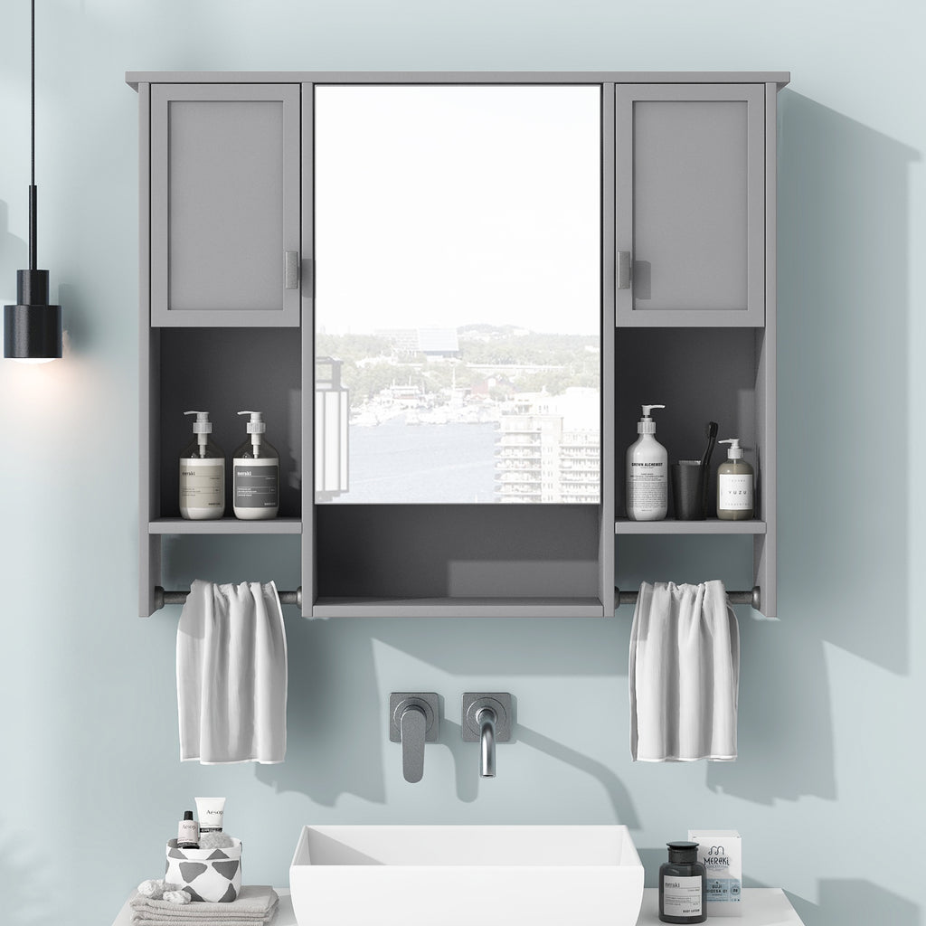 35'' X 28'' Modern Wall Mounted Bathroom Storage Cabinet
