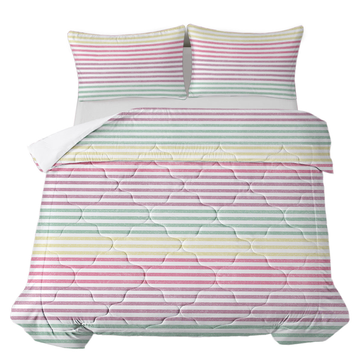 Striped Comforter Set Full Size