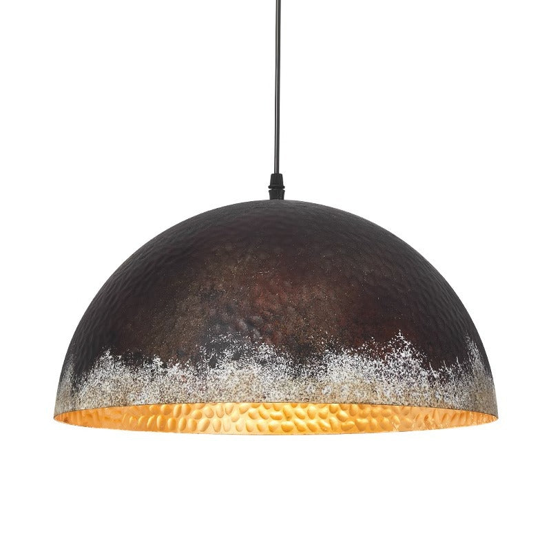 Retro Industrial Metal Pendant Light, 12 in or 16 in Diameter