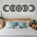 Crescent Moon Wall Art Set Of 5
