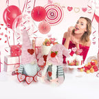 Valentine Gnomes Decorations For Home Valentines Day Tiered Tray Decor