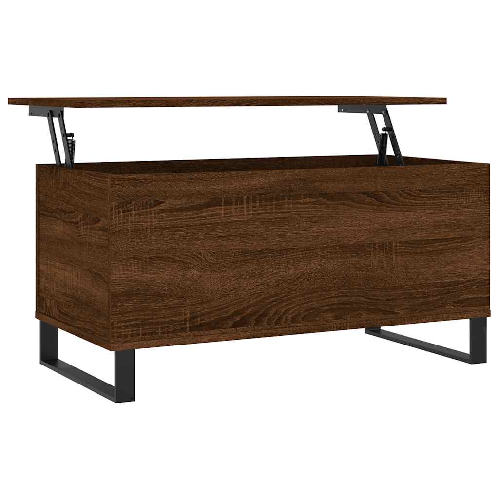 Oak-Look Coffee Table, 35 in
