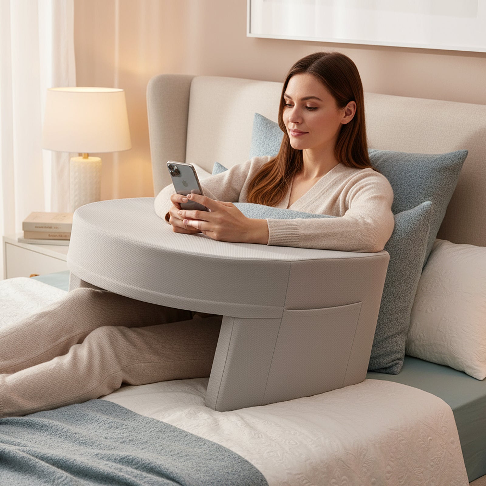 Stable Support Reading Pillow