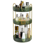 3 Tier Rotating Makeup Organizer 360° Spinning Perfume Cosmetic Storag