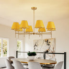 Golden Farmhouse Pendant Light 8-light Bohemian Pendant Light 38.6