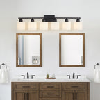 6-Light Black Vanity Lights