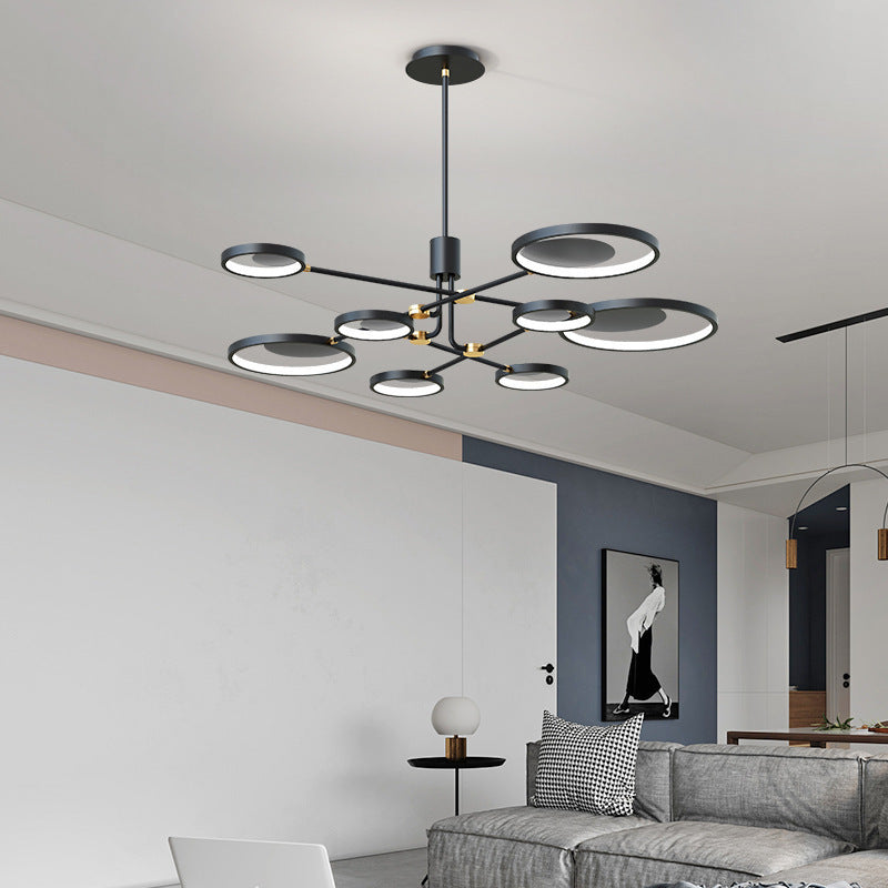 Modern Molecular Glass LED Ceiling Light, 4, 6 or 8 Lights