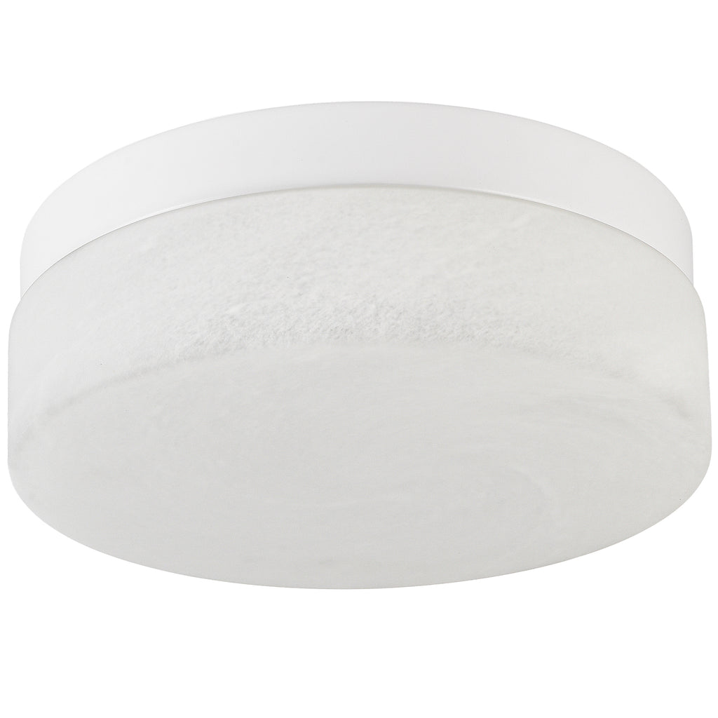 Gold Slim LED Flush Mount Ceiling Light, 12 in. Low-Profile Fixture