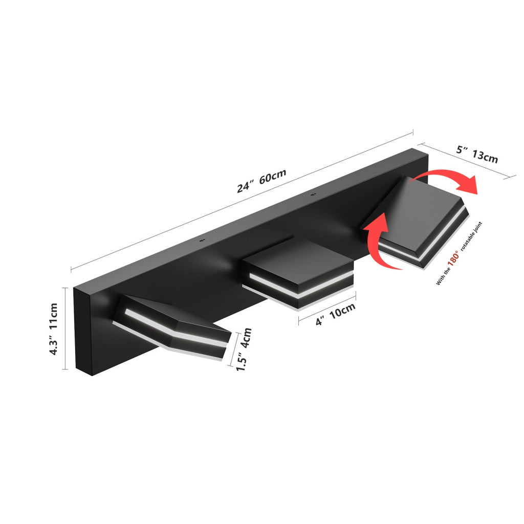 Modern Chrome LED Vanity Light