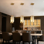 4inch Modern Crystal Pendant Light - 3 Pack