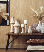 Brown EcoMix Pillar Tall Candle Holder -Sustainable Candle Stand For E