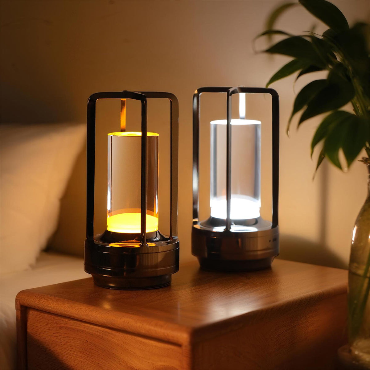 Portable Touch Control Table Lamp, 5000mAh Battery 3-Color Dimming, Cordless LED for Bedroom — detail view 3