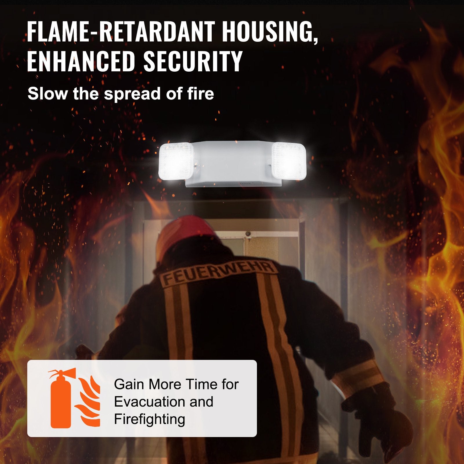 6 Pack Commercial Emergency Light