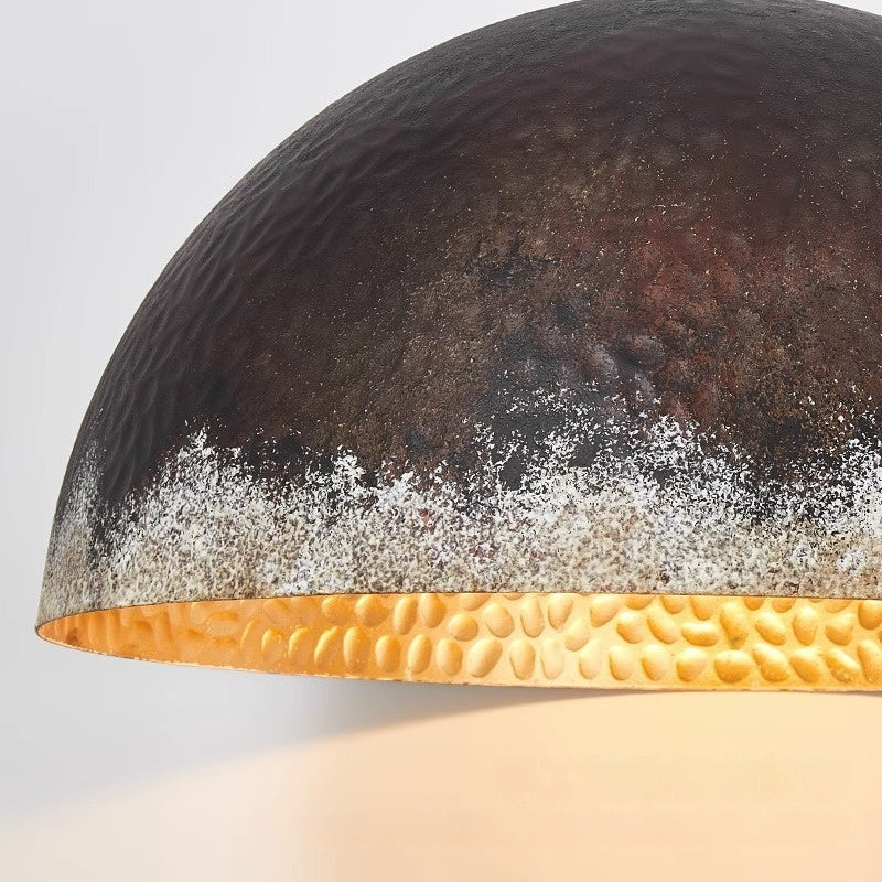 Retro Industrial Metal Pendant Light, 12 in or 16 in Diameter
