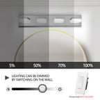 Modern Chrome LED Vanity Light