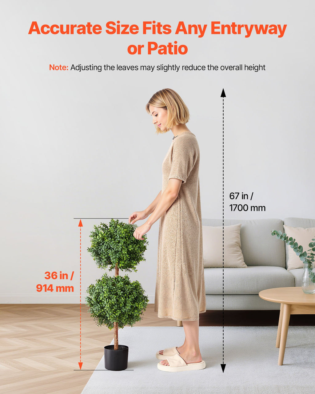 Artificial Topiary Boxwood Double Ball