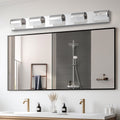 Modern Bathroom Vanity Lighting 5-Light LED Vanity Lights Over Mirror