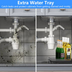 1Pc 2Tier Pull Out Under Sink Organizer Cabinet Organizer With Sliding