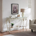 Modern Glass Console Table | 2-Tier Structure