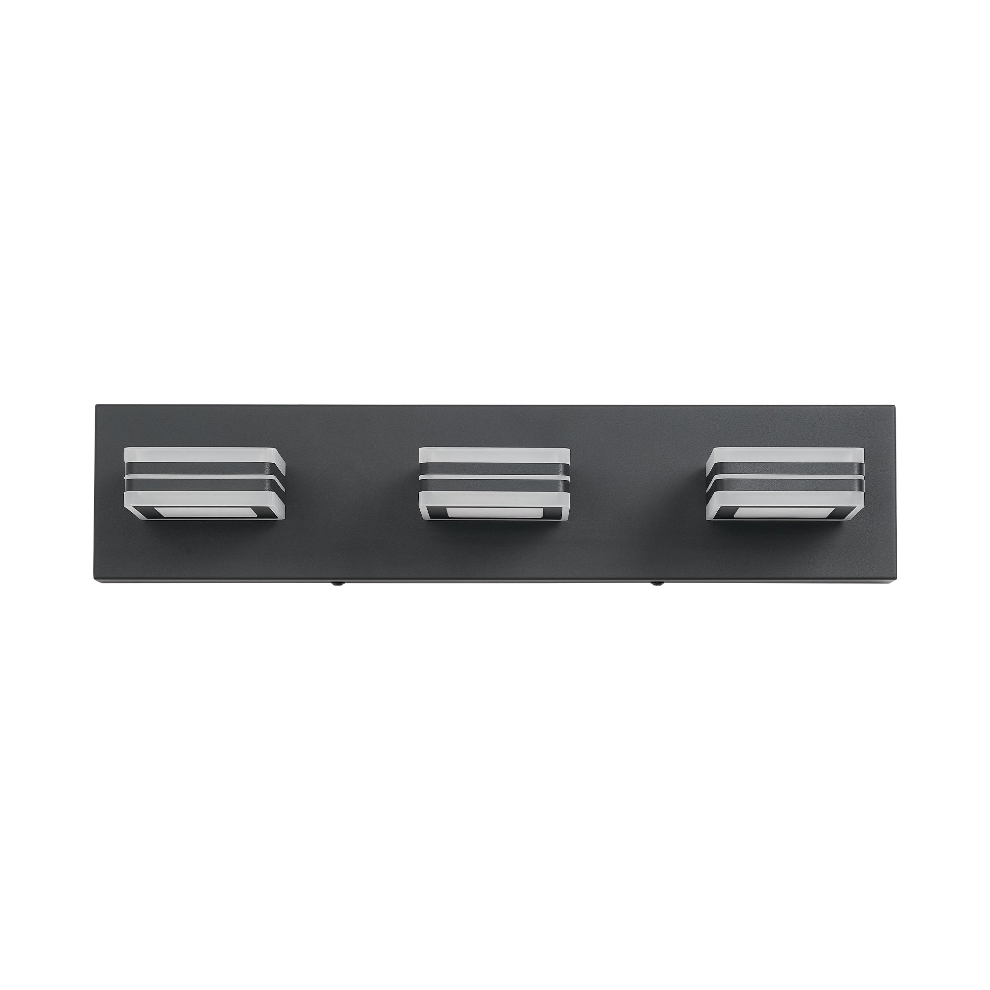 Matte Black Vanity Light Fixtures 3 Lights Up And Down LED Modern Bath