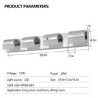Modern Bathroom Vanity Lighting 4-Light LED Vanity Lights Over Mirror