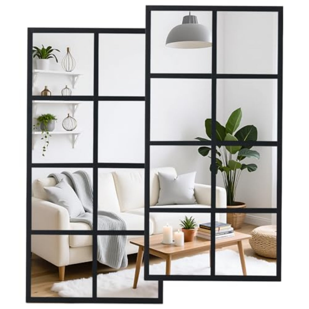 Window Pane Mirror