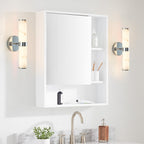 Resin Imitation Marble And Chrome Wall Sconce
