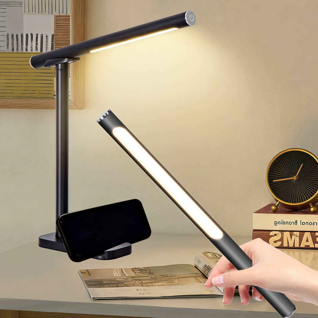 LED Desk Lamp, 360 Adjustable Dimmable Task Light, 5 Color Modes, for Home Office — detail view