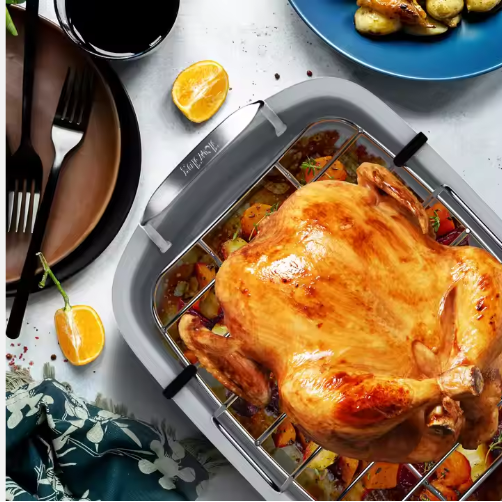 High-Temperature Resistant Chicken Roasting Pan Heat-Resistant Fried C