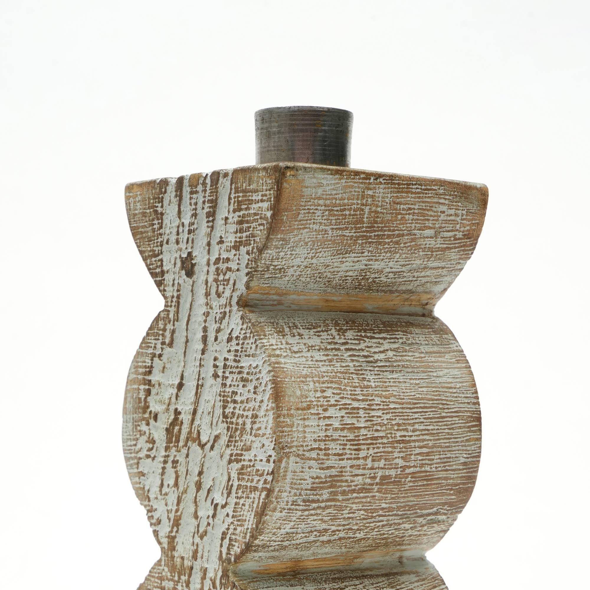 Decorative Wooden Centerpiece Candle Holder- 3x9 Elegant Candle Stand