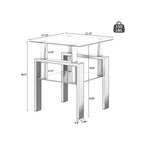 Metal Frame Coffee Table | Lift-Top