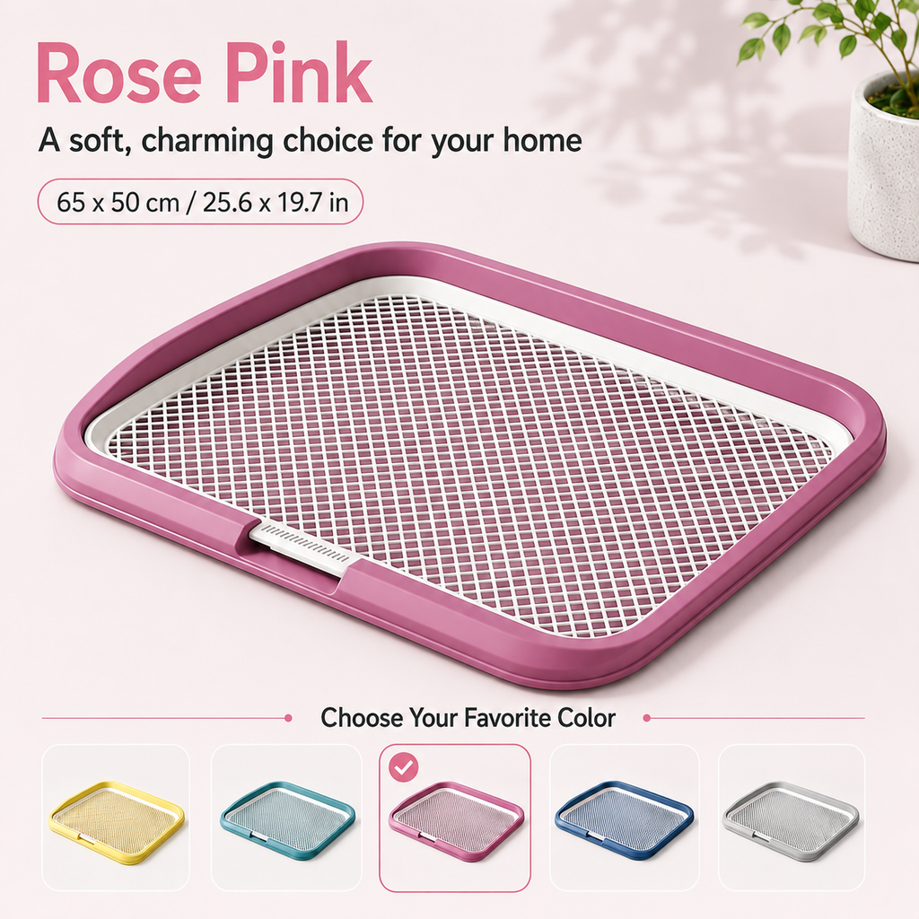 Dog Potty Tray With Removable Grating