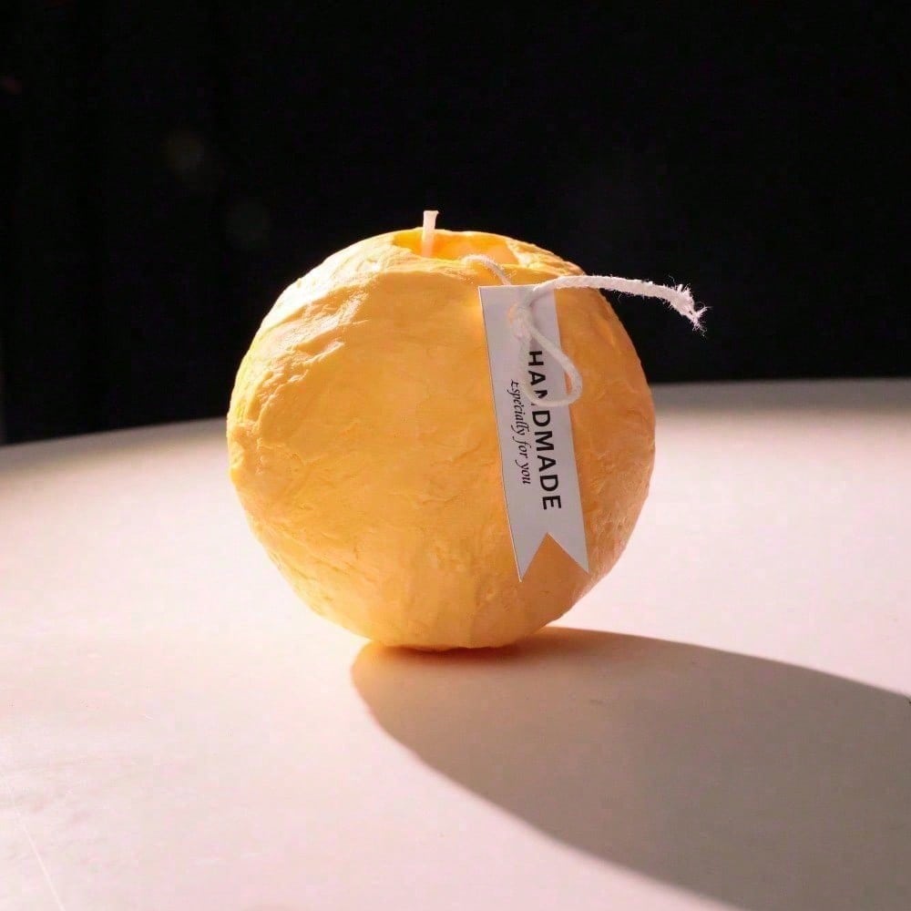 Innovative Spinning Globe Scented Candle Hand Poured Wax Candle With R
