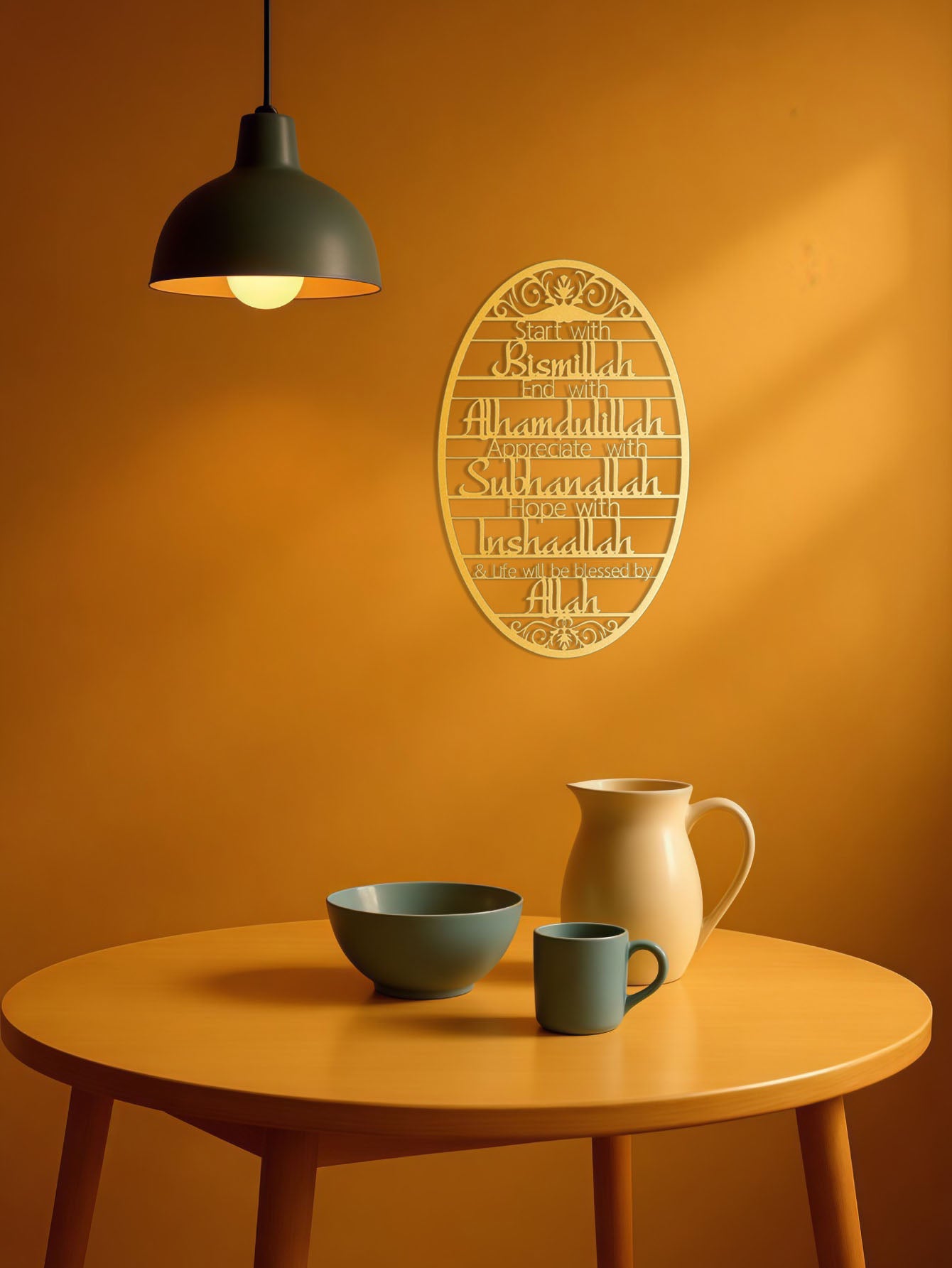 Metal Wall Art-Elegant Home Decor For Study Room