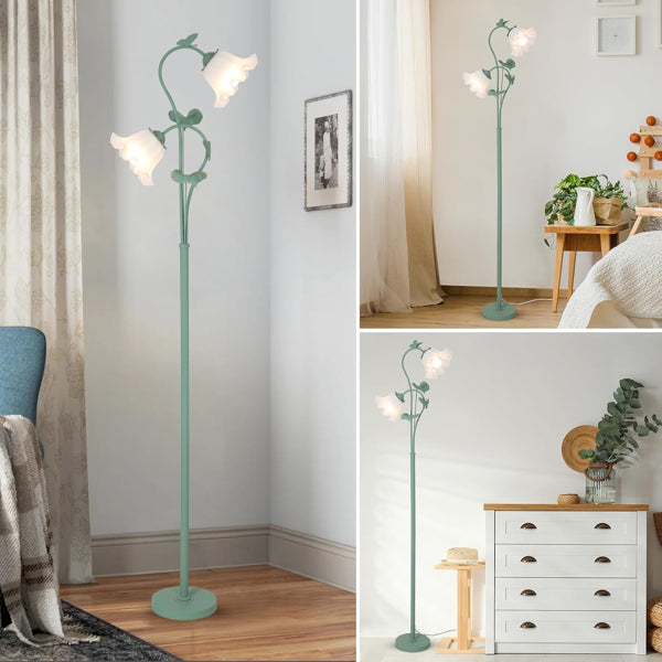 Flower-Shaped Floor Lamp for Living Room