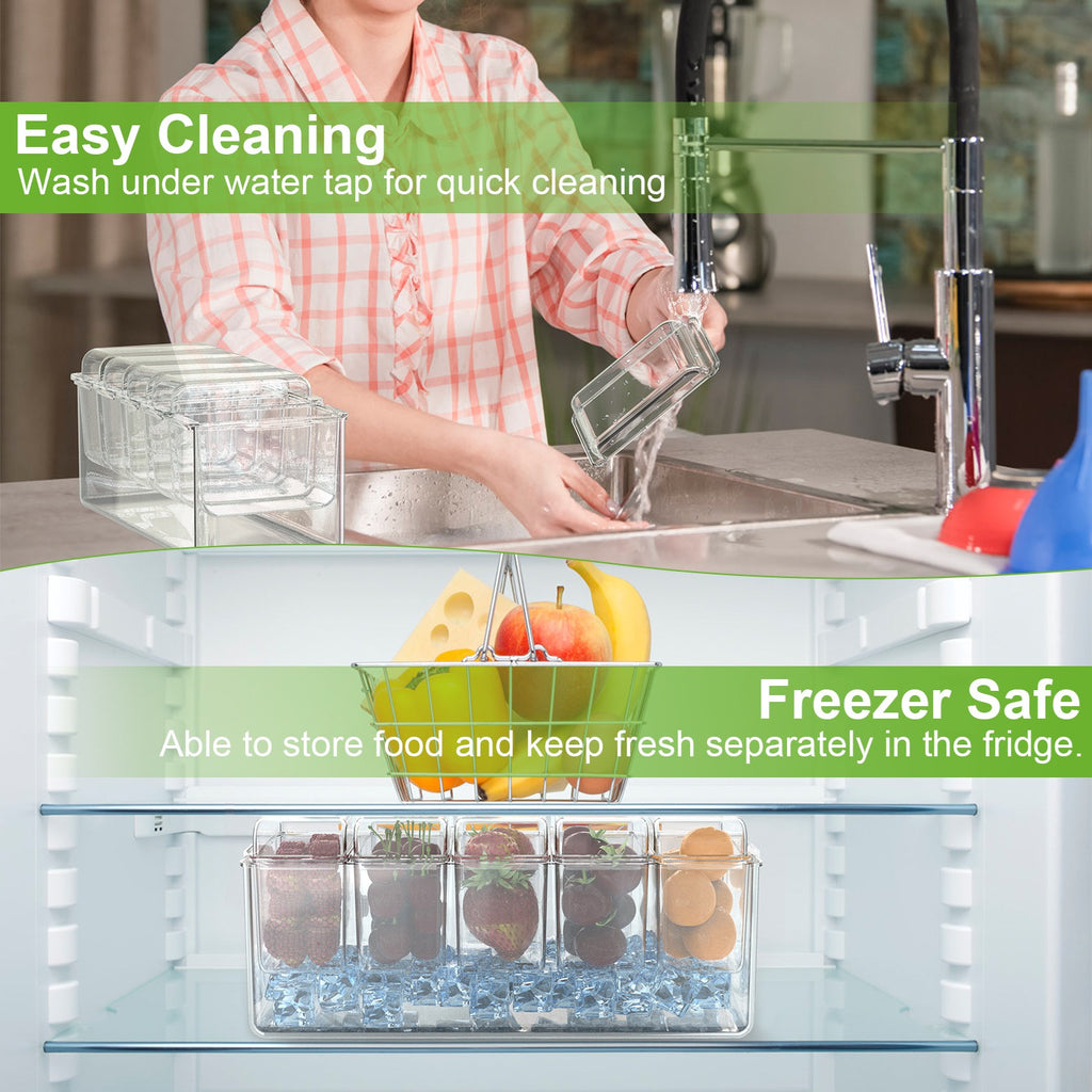 1Set Ice Chilled Condiment Caddy Serving Tray Container Bar Garnish Ho