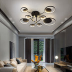 Modern Molecular Glass LED Ceiling Light, 4, 6 or 8 Lights