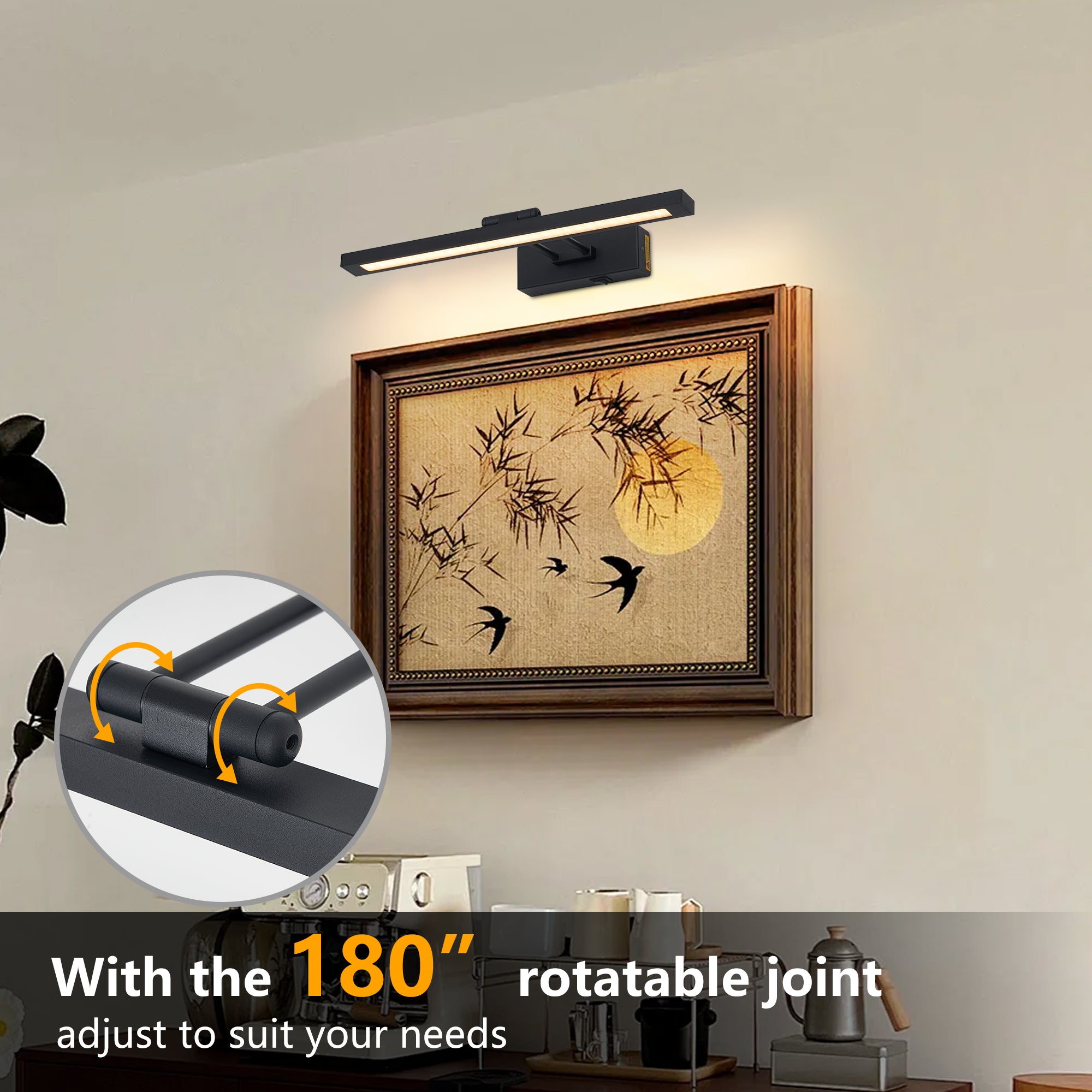 Picture Light Battery Operated With Remote