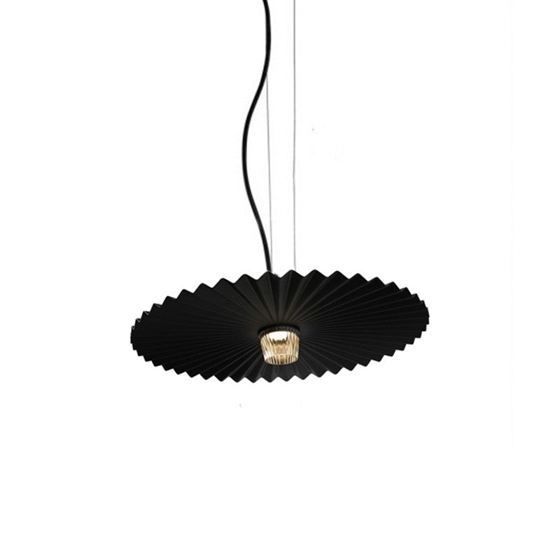 Modern Iron Pendant Light, LED, 14, 16, or 20 in