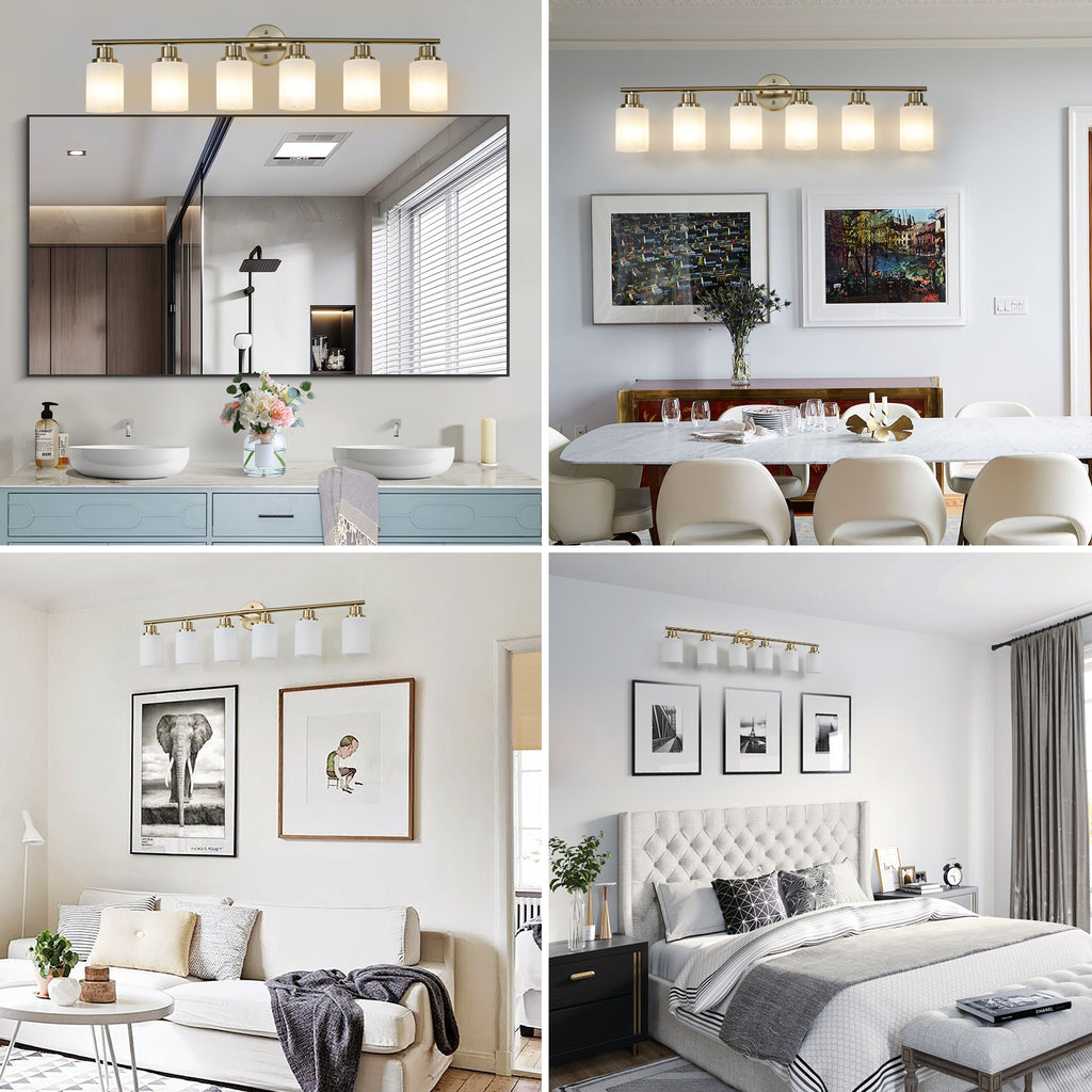 39 Modern 6-Light Vanity Wall Sconce