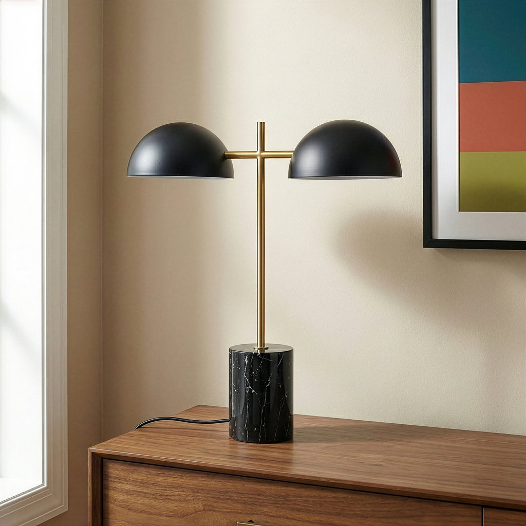 Black Table Lamp With On Off Switch
