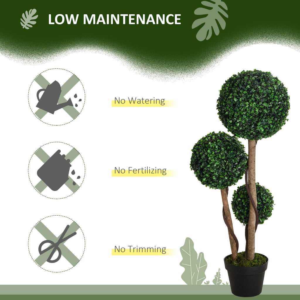 Artificial Potted Plant, Faux Greenery for Indoor and Outdoor Decor