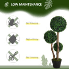 Artificial Potted Plant, Faux Greenery for Indoor and Outdoor Decor