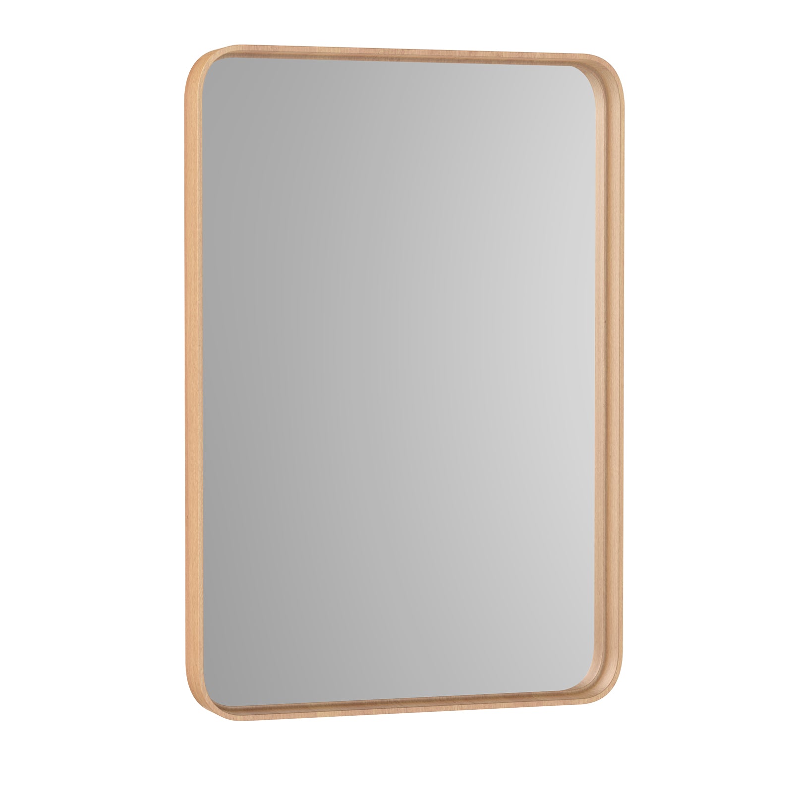 Wall Mirror With Rectangular Metal Frame