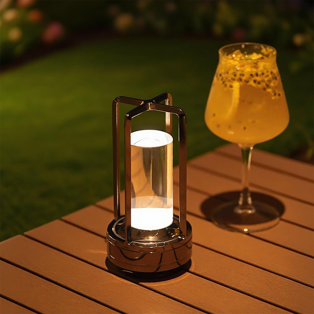 2pcs Portable Touch Control Table Lamp With 5000mAh Battery